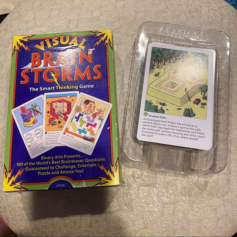 Visual Brain Storms: The Smart Thinking Game Binary Arts 1995